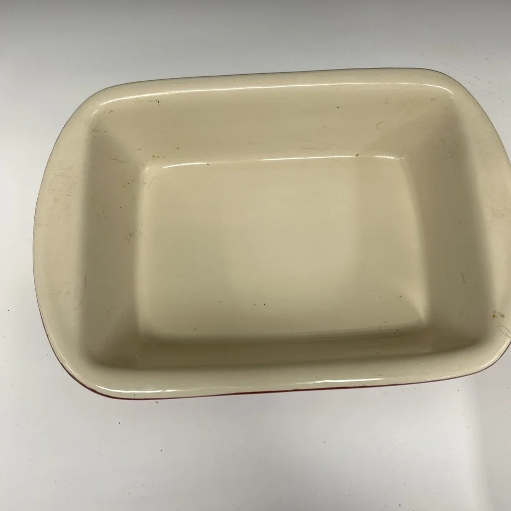 Bradshaw International 04426 Loaf Pan, Red Ceramic, 9-In. Baking‎ Dish
